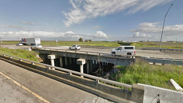 Midway Road Bridge on Interstate 80 near Vacaville. (Google Street View) 