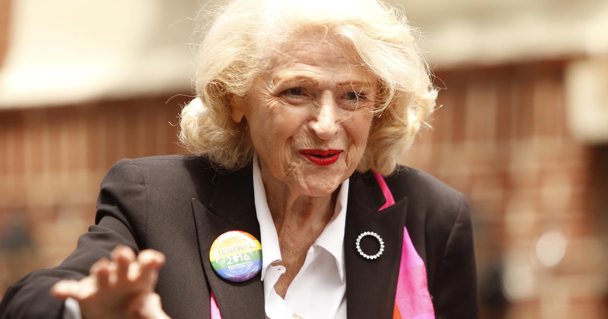 Edith Windsor Pioneer Who Paved The Way For Gay Marriage Dies At 88 Cbs Los Angeles