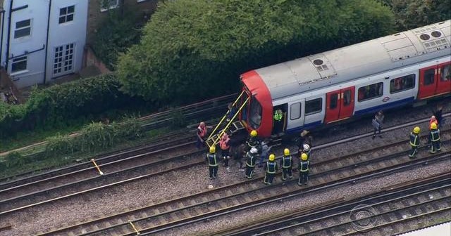 Bomb explodes in London Underground, injuring more than a dozen people