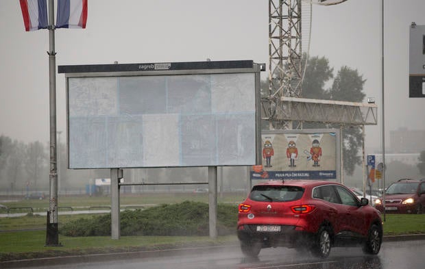 Croatia Melania Trump Billboard