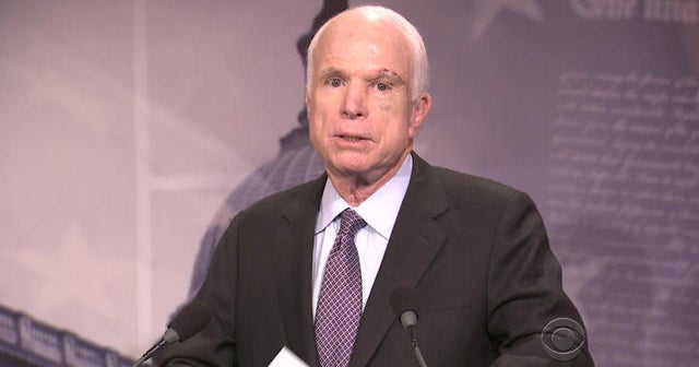 John McCain opposes health care bill