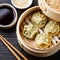Steamed dumplings Dim Sum 