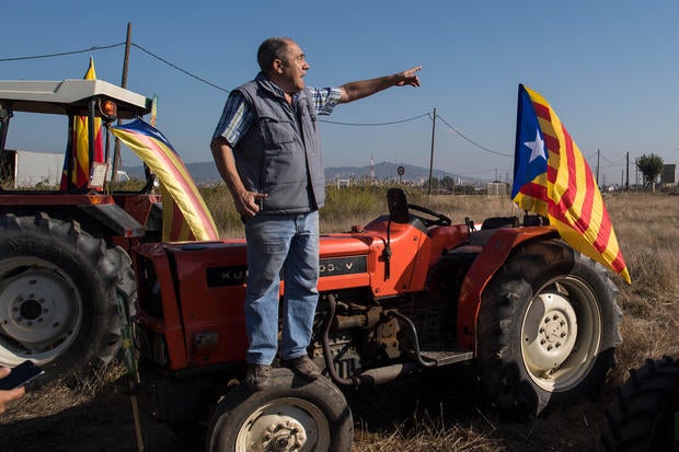 Preparations Are Made Leading Up To The Catalan Independence Referendum