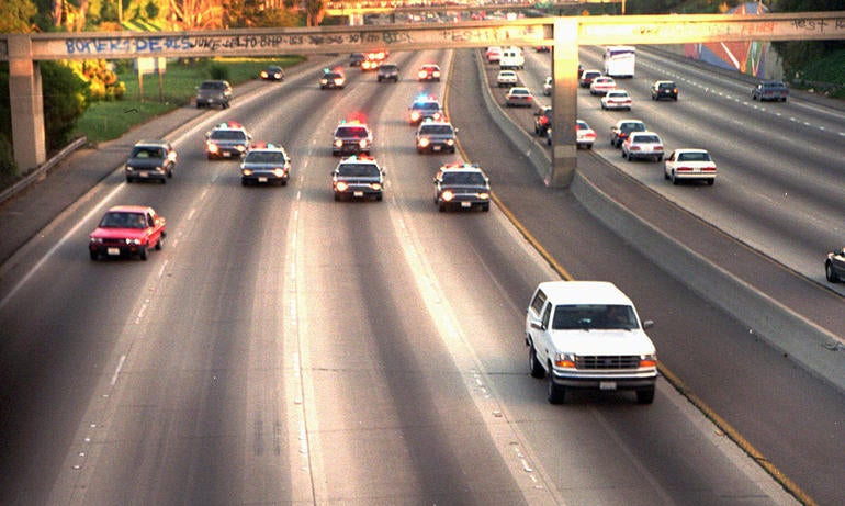 O.J. Simpson bronco chase