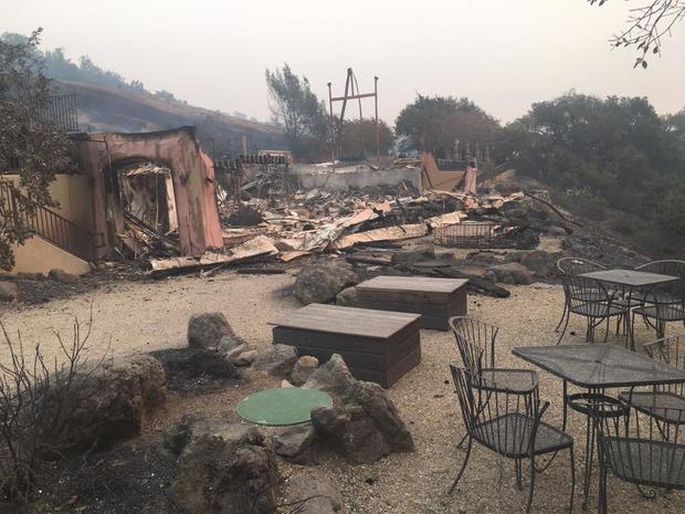 Paradise Ridge Winery burned down 
