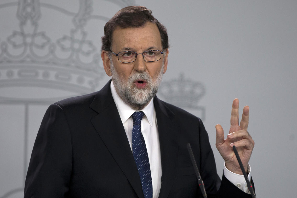 Spanish prime minister aims to take over Catalan government CBS News