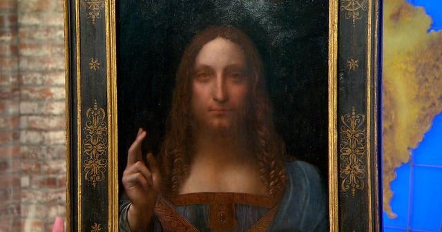 Up-close look at da Vinci painting expected to sell for $100M+