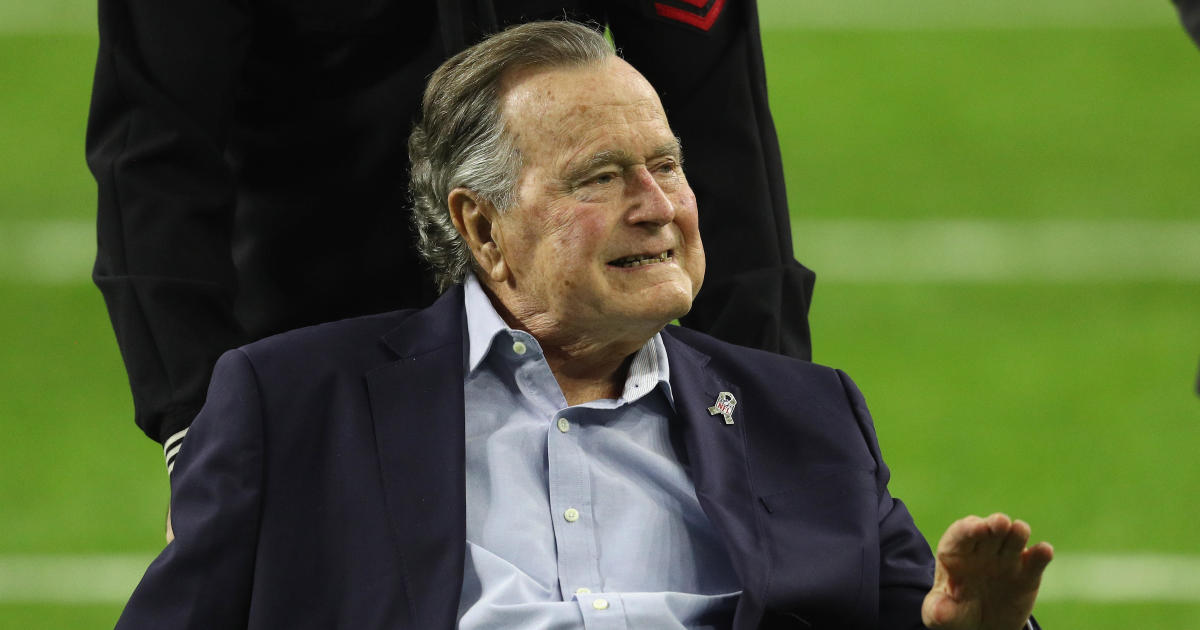 George H.W. Bush hospitalized following wife's funeral