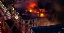 4 Firefighters Injured In 5 Alarm Fire In New York City Cbs News