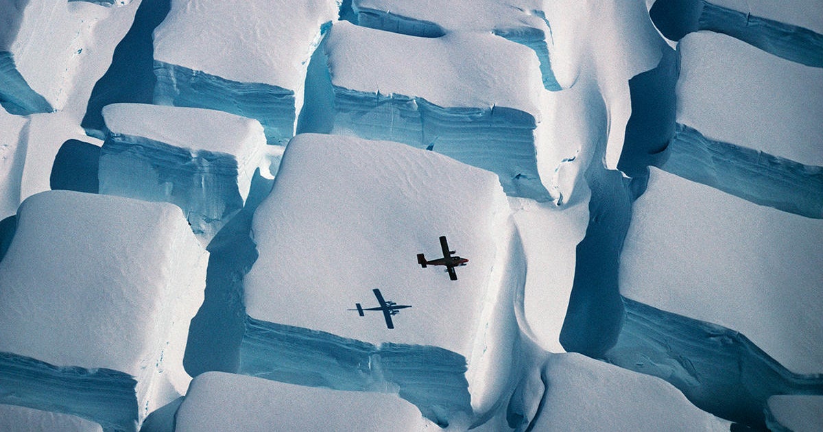 What created these giant cubes in Antarctica's ice? CBS News