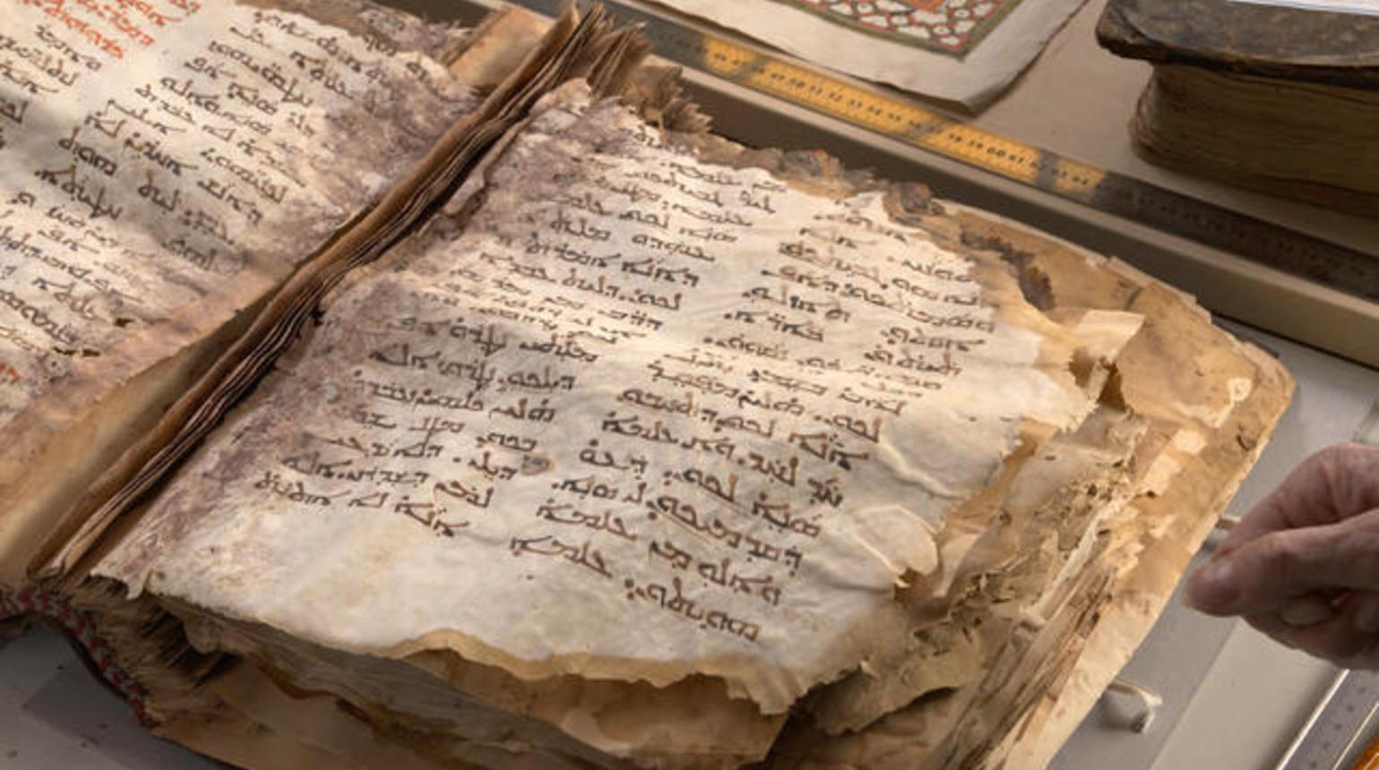 monk manuscript writing