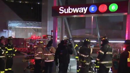 MTA work trains collide in tunnel under the East River
