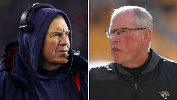 Bill Belichick and Tom Coughlin 
