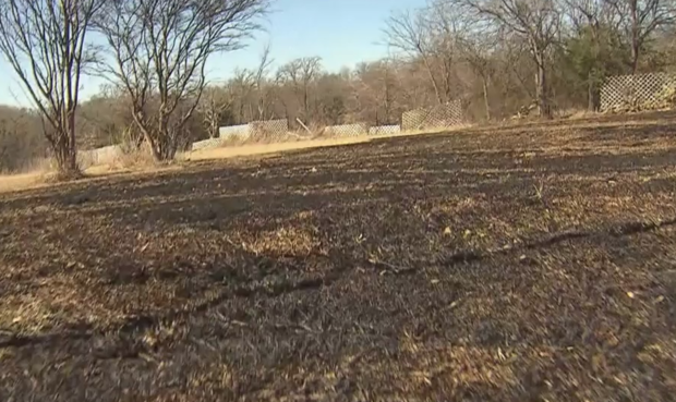 scorched land in Johnson County 