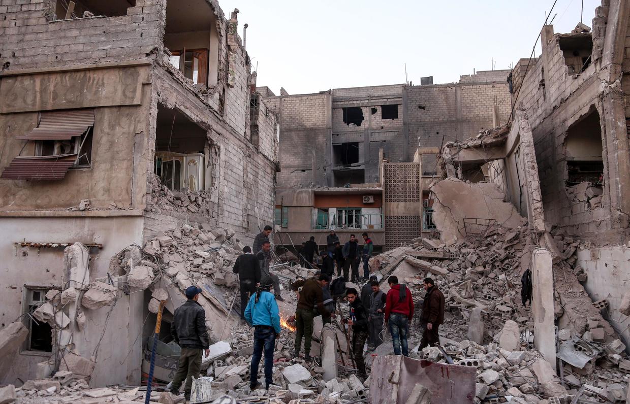 Death Toll Rises From Syrian Airstrikes On Civilians Near Damascus ...