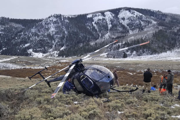 Elk Crashes Helicopter 