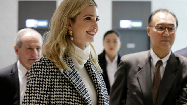 Ivanka Trump, advisor to and daughter of U.S. President Donald Trump, arrives at Incheon International Airport in Incheon 