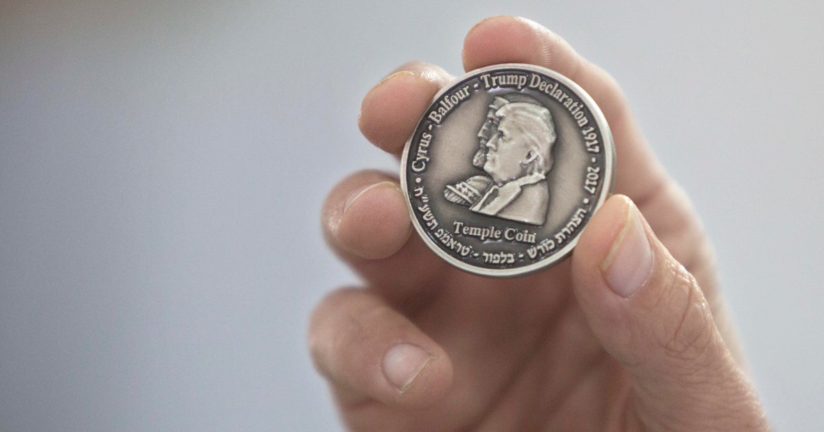 Israeli group mints coin bearing Trump's image