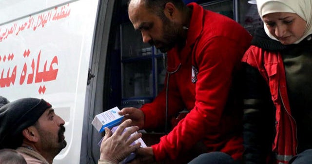Doctors in Afrin, Syria, struggle to cope with victims in onslaught of airstrikes