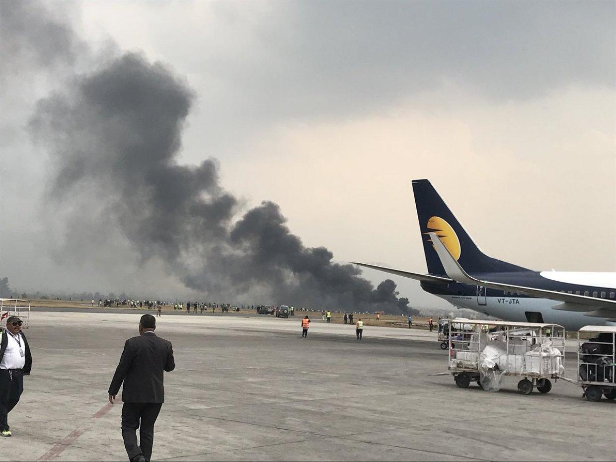 Kathmandu crash USBangla Airlines passenger jet skids off Tribhuvan