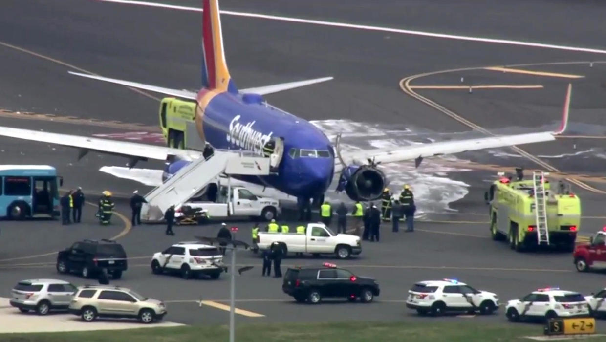 Southwest Airlines Flight 1380 makes emergency landing in Philadelphia