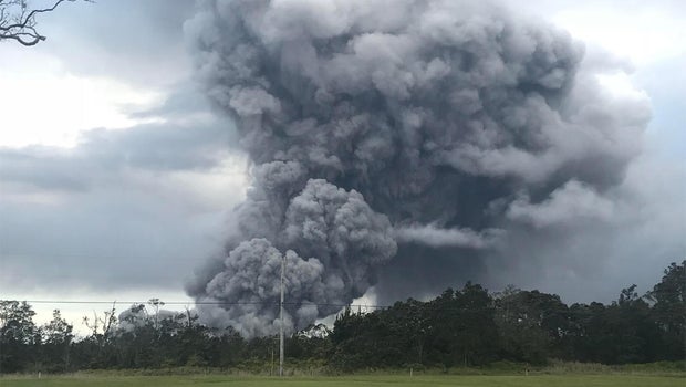 Volcanic eruption in Hawaii