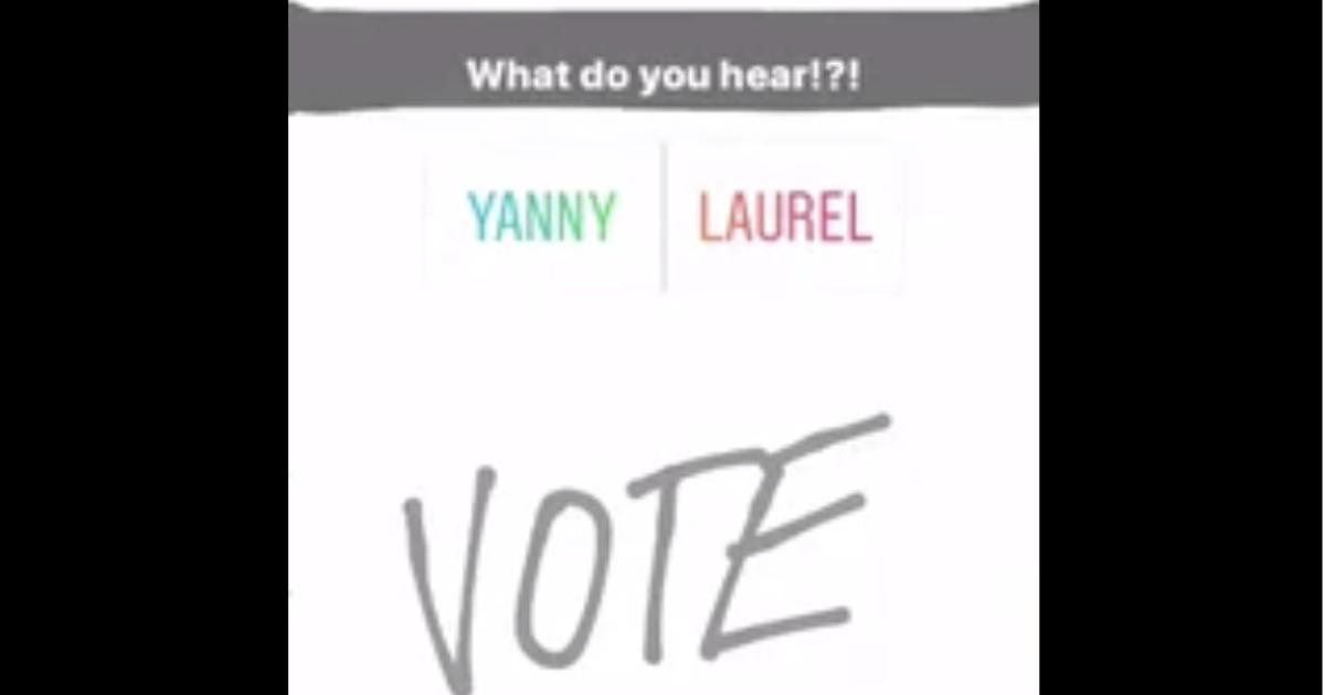 Yanny vs. Laurel: What do you hear?