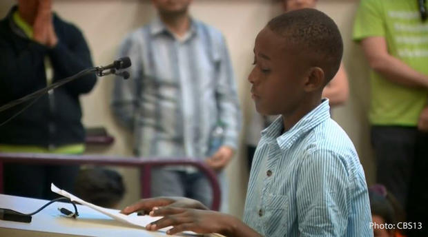 CBS13 12-year-old addresses racism, bullying 