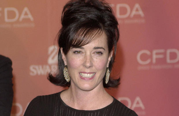 Kate Spade arrives at the Council of Fashion Designers of America awards in New York 