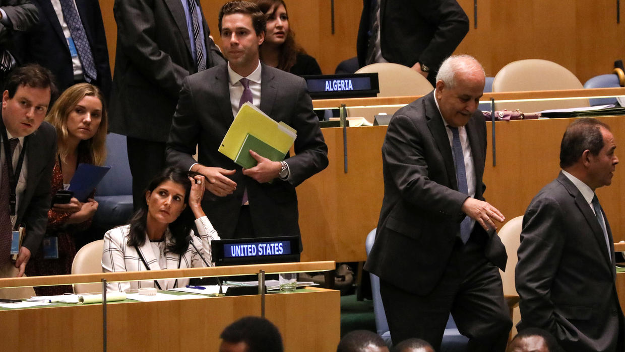 U.N. Resolution Condemning Israel Passes Over U.S. Objections - CBS News