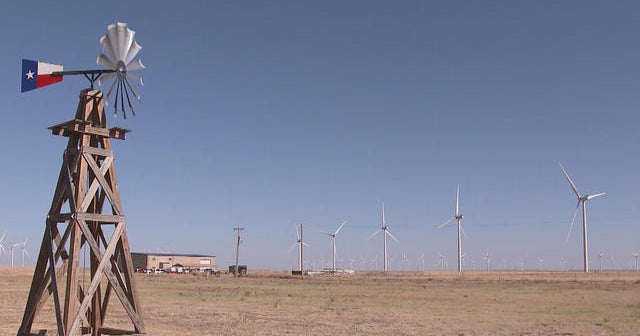 A Texas town leads the country in using solar and wind energy CBS News