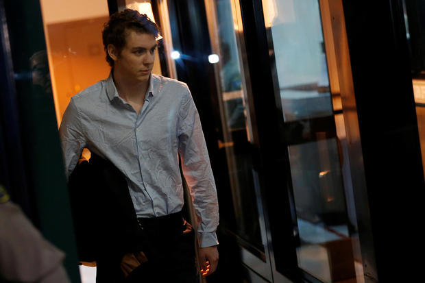 Brock Turner, the former Stanford swimmer convicted of sexually assaulting an unconscious woman, leaves the Santa Clara County Jail in San Jose, California 