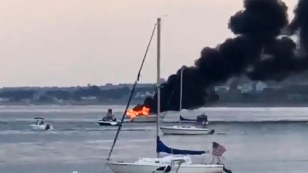 Boat fire 