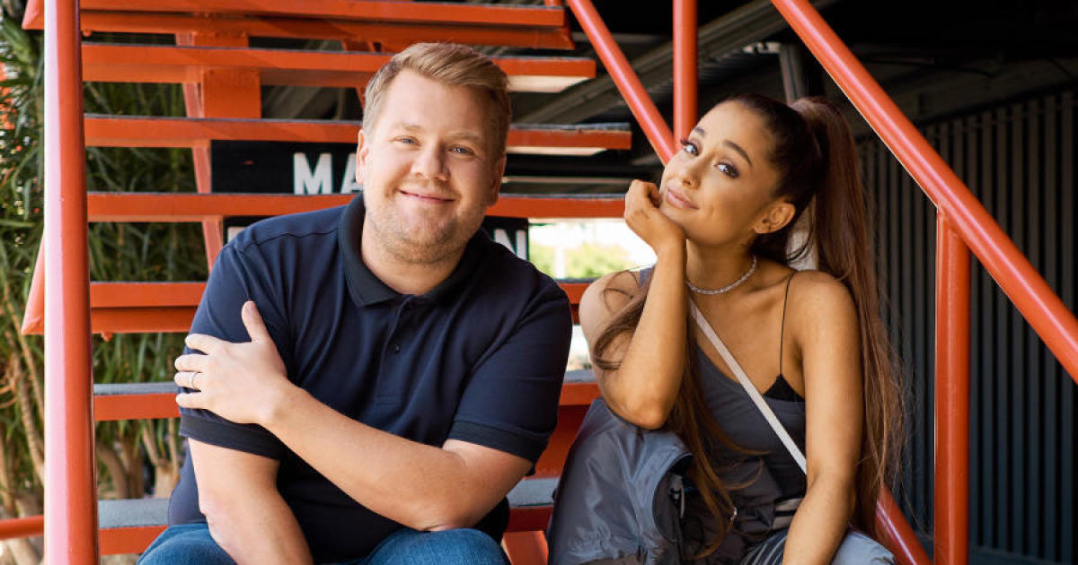 Ariana Grande Belts Out Hits On Carpool Karaoke Cbs News