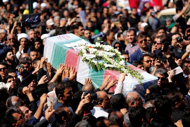 IRAN-UNREST-FUNERAL 