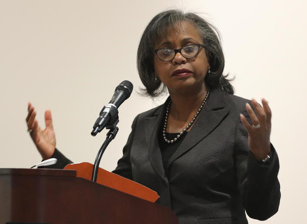 Law Professor Anita Hill Gives Lecture At Brandeis University Titled "From Social Movement, To Social Impact" 