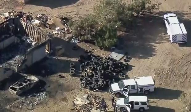 Human Remains Found Near Burned Antelope Valley Home 