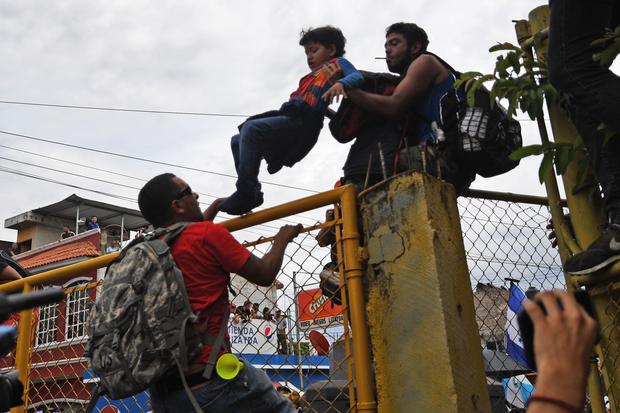 Migrant caravan seeks refuge 