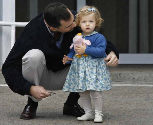 Spain's Crown Prince Felipe, Princess Leonor 