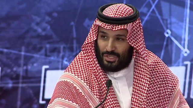 Saudi Crown Prince Mohammed bin Salman attends the investment conference in Riyadh