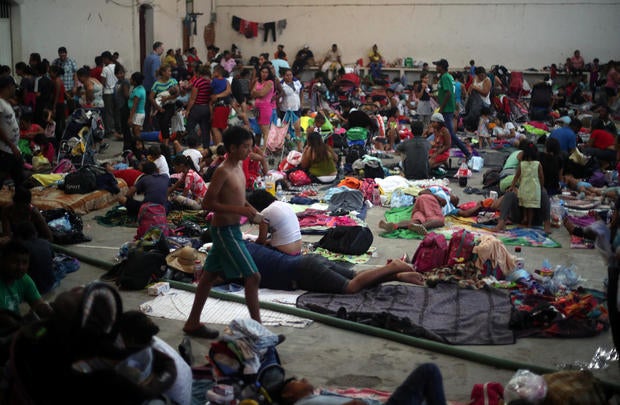 Migrant caravan seeks refuge 