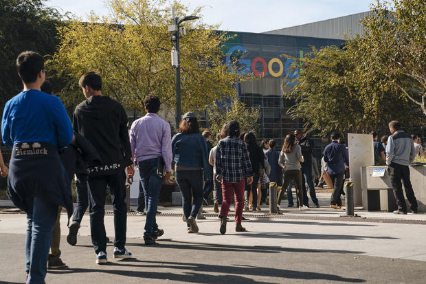 Google Employees Stage Walkout To Protest Company's Actions On  Sexual Harassment 