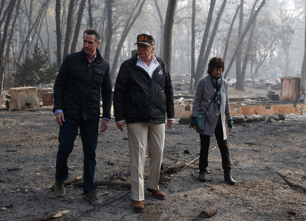 Trump California Wildfires 