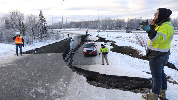 Alaska earthquake and aftershocks 