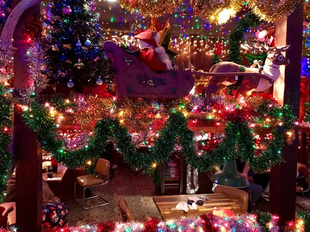 Campo Verde restaurant at Christmastime 