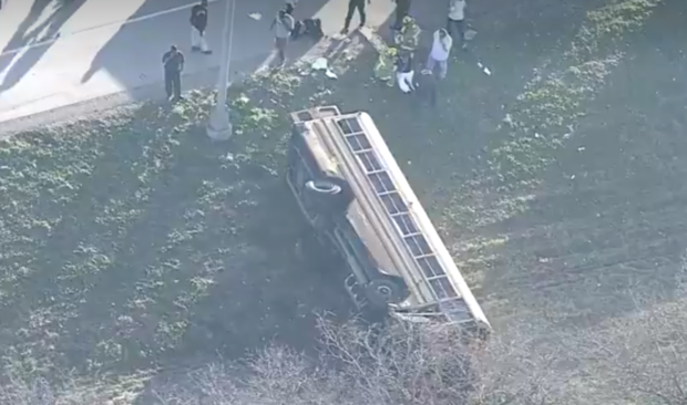 school bus accident in Dallas 