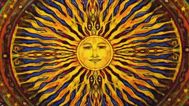 Here comes the sun! "Sunday Morning" sun art