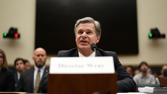 Rod Rosenstein And FBI Director Wray Testify At House Hearing On 2016 Election 