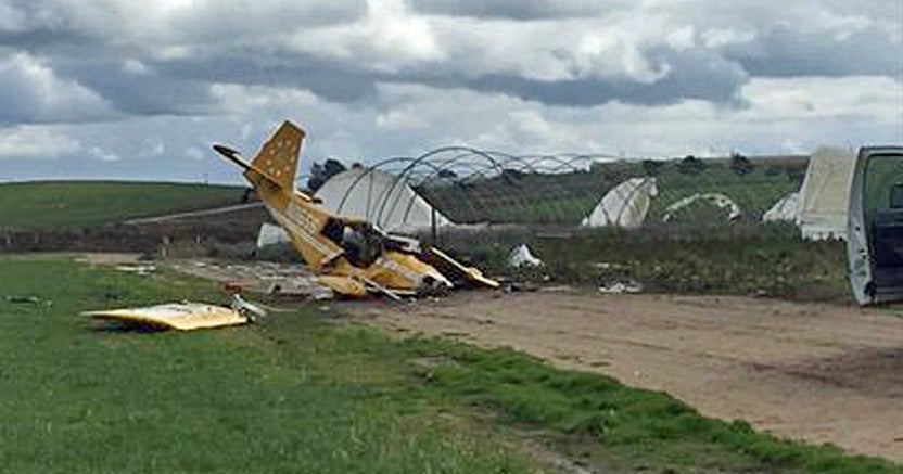 2 Seriously Injured in Small Plane Crash on Watsonville School Grounds