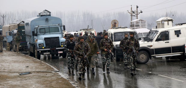 Terrorist Attack On CRPF Convoy In Pulwama, Kashmir